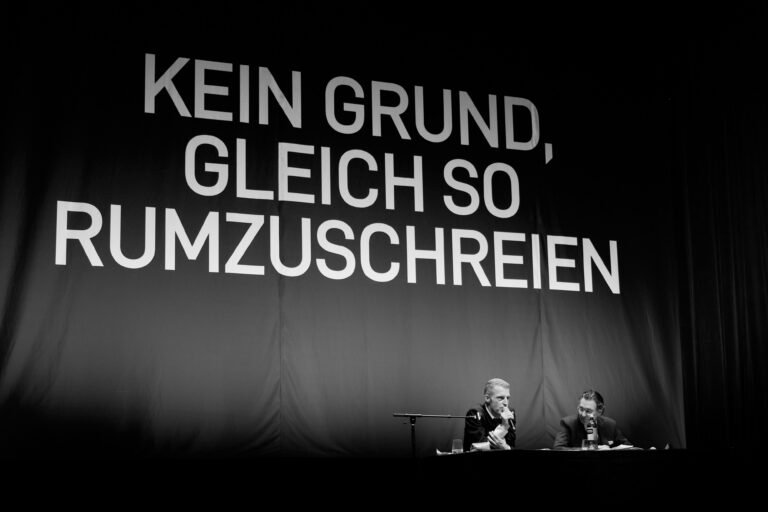 Benjamin Stuckrad-Barre & Martin Suter Lesung